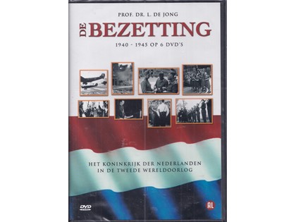 De Bezetting, 1940-1945 op 6 DVD's - Het Koninkrijk der Nederlanden in de Tweede Wereldoorlog - Prof. Dr. L. de Jong