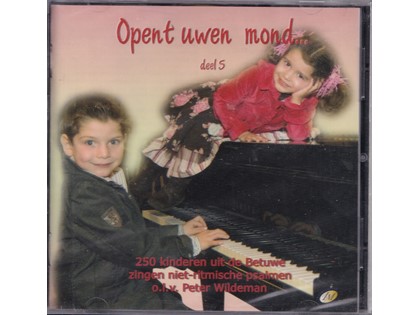 Opent uwen mond 5 - 250 kinderen uit de regio Opheusden zingen niet-ritmische Psalmen o.l.v. Peter Wildeman - Dirk Stuurbrink bespeelt het orgel