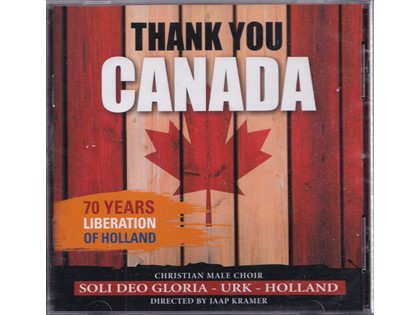 Thank you Canada, 70 years liberation of Holland - Christian Male Choir Soli Deo Gloria Urk o.l.v. Jaap Kramer - Marco den Toom en Harm Hoeve bespelen het orgel