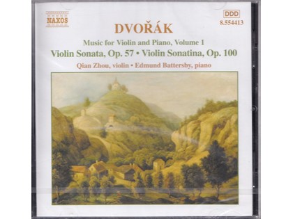 Music for violin and piano vol. 1 - Antonin Dvorak - Qian Zhou (viool), Edmund Battersby (piano)