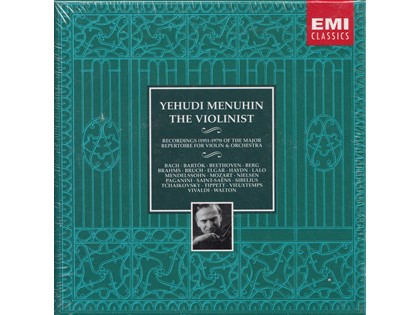 10-CD-box The Violinist - Diverse componisten - Yehudi Menuhin