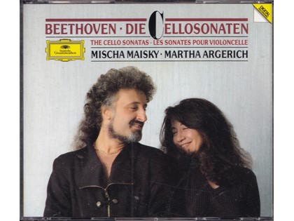 2CD Die Cellosonaten - Ludwig van Beethoven - Mischa Maisky (cello), Martha Argerich (piano)