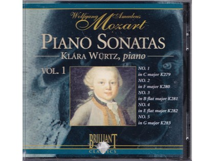 Piano sonatas vol. 1 - Wolfgang Amadeus Mozart - Klára Würtz