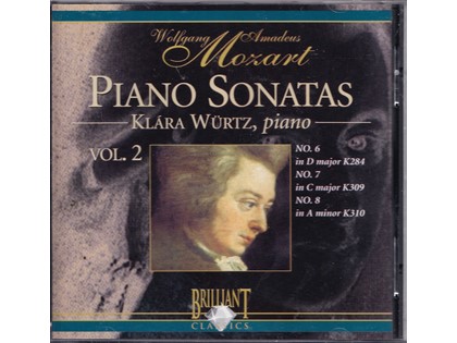 Piano sonatas vol. 2 - Wolfgang Amadeus Mozart - Klára Würtz