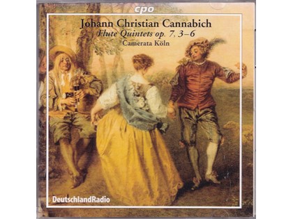 Flute Quintets op. 7, Nos. 3-6 - Johann Christian Cannabich - Camerata Köln