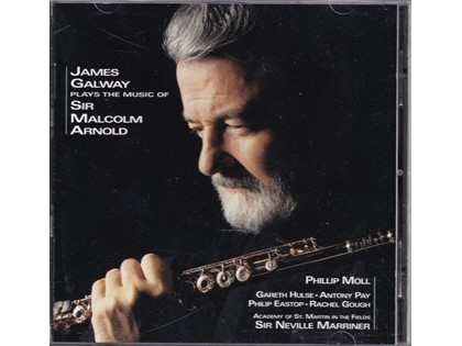 Works for flute - Sir Malcom Arnold - James Galway (fluit), The James Galway Wind Quintet, Philip Moll (piano), The Academy of St. Martin in the Fields o.l.v. Sir Neville Marriner