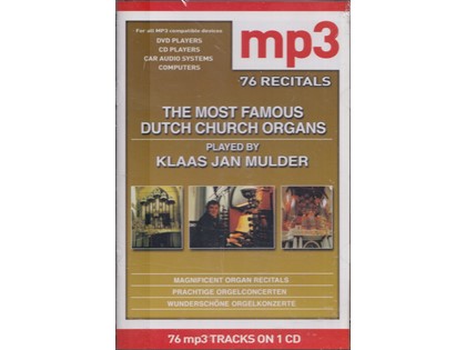 The most famous Dutch church organs played by Klaas Jan Mulder / 76 recitals op MP3