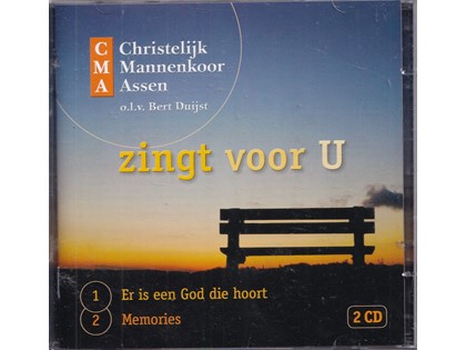 2CD Zingt voor U - Christelijk Mannenkoor Assen o.l.v. Bert Duijst vanuit de Grote of St. Stephanuskerk te Hasselt en de Koepelkerk te Veenhuizen (2CD)