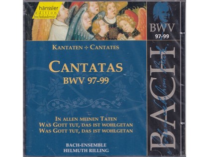 Kantaten, Cantates 31, BWV 97, 98, 99 - Johann Sebastian Bach - Gächinger Kantorei en Bach-Collegium Stuttgart o.l.v. Helmuth Rilling