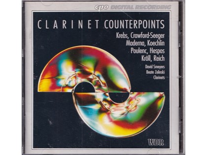 Clarinet Counterpoints - Diverse componisten - Das Klarinettenduo, Beate Zelinsky, David Smeyers