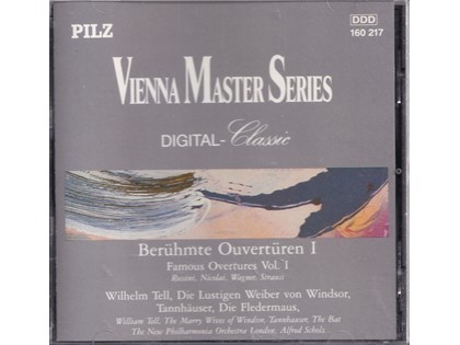 Berühmte Ouvertüren, Famous Overtures, vol. 1 - Gioacchino Rossini, Otto Nicolai, Richard Wagner, Johann Strauss jr. - New Philharmonia Orchestra London o.l.v. Alfred Scholz